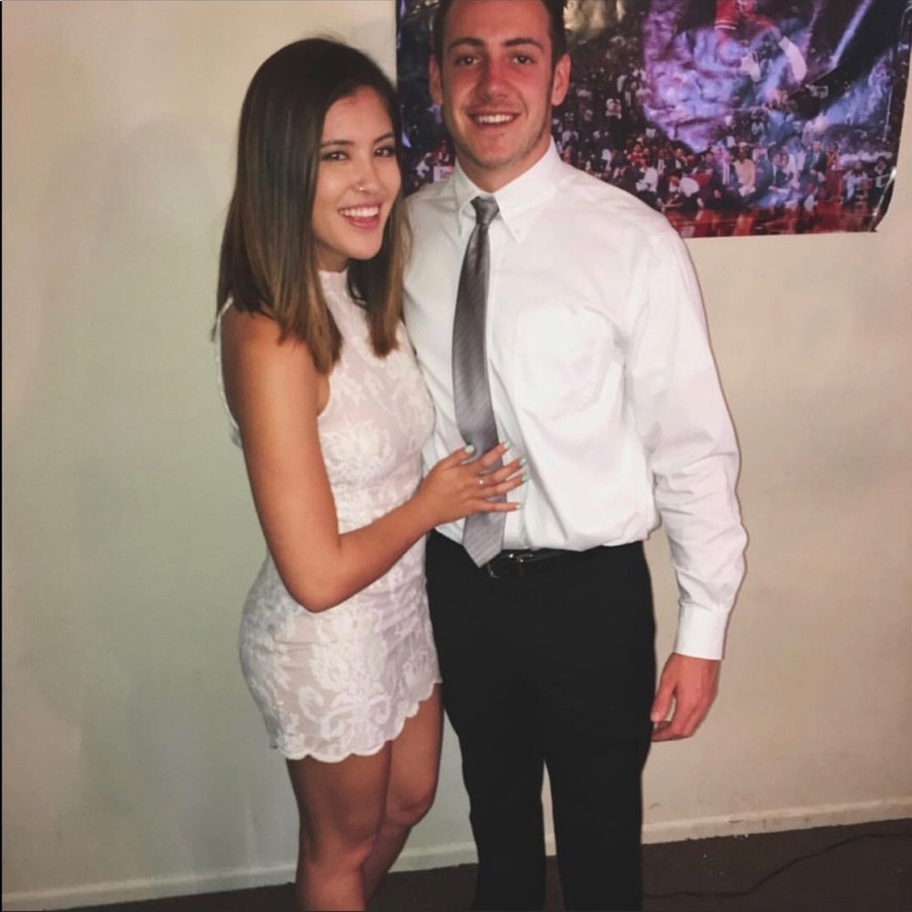 LF Rumor lace up dress